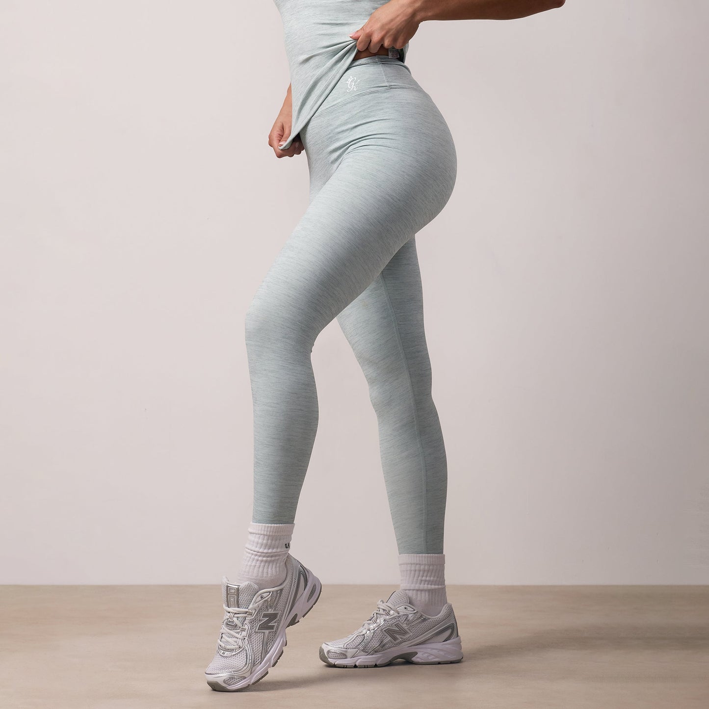 Gym King 365 Scrunch Legging - Green Mist Grindle