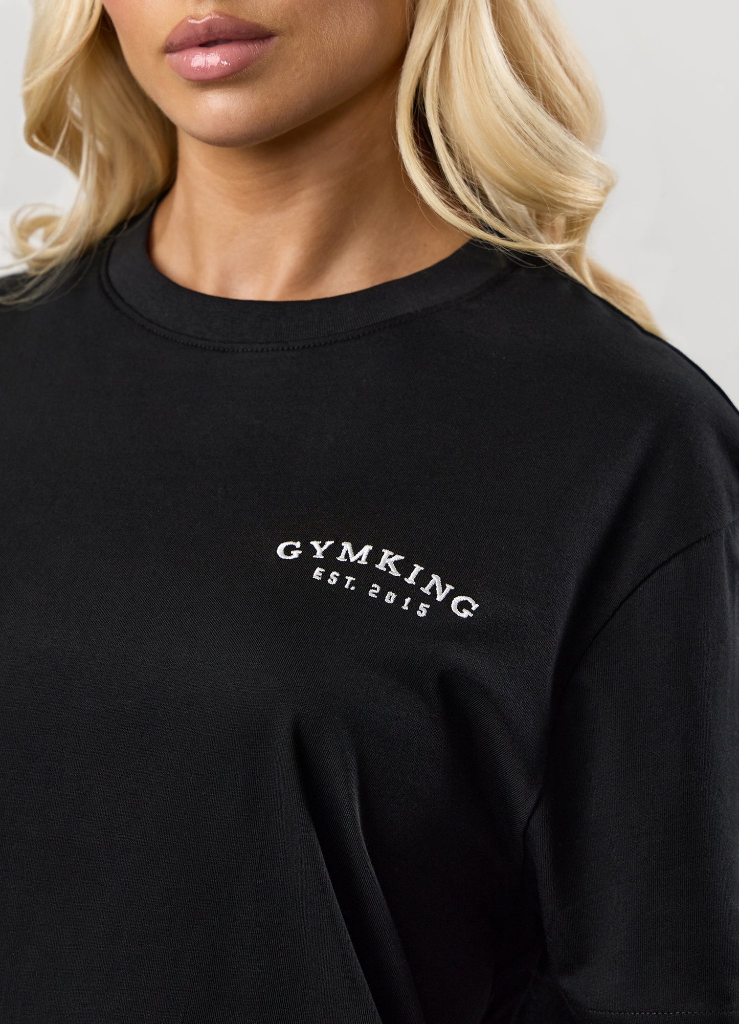 Gym King Compose Cotton BF Tee - Black