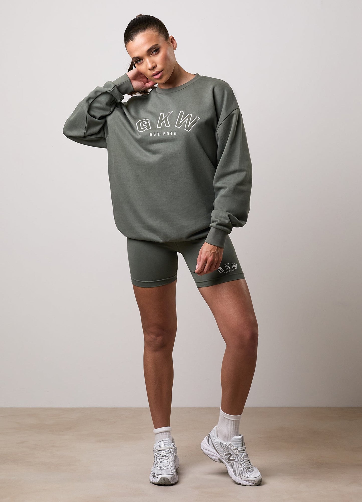GKW Oversized Crew - Dusk Green