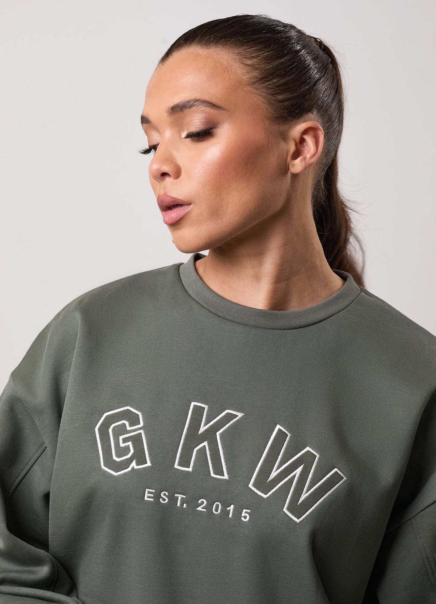 GKW Oversized Crew - Dusk Green