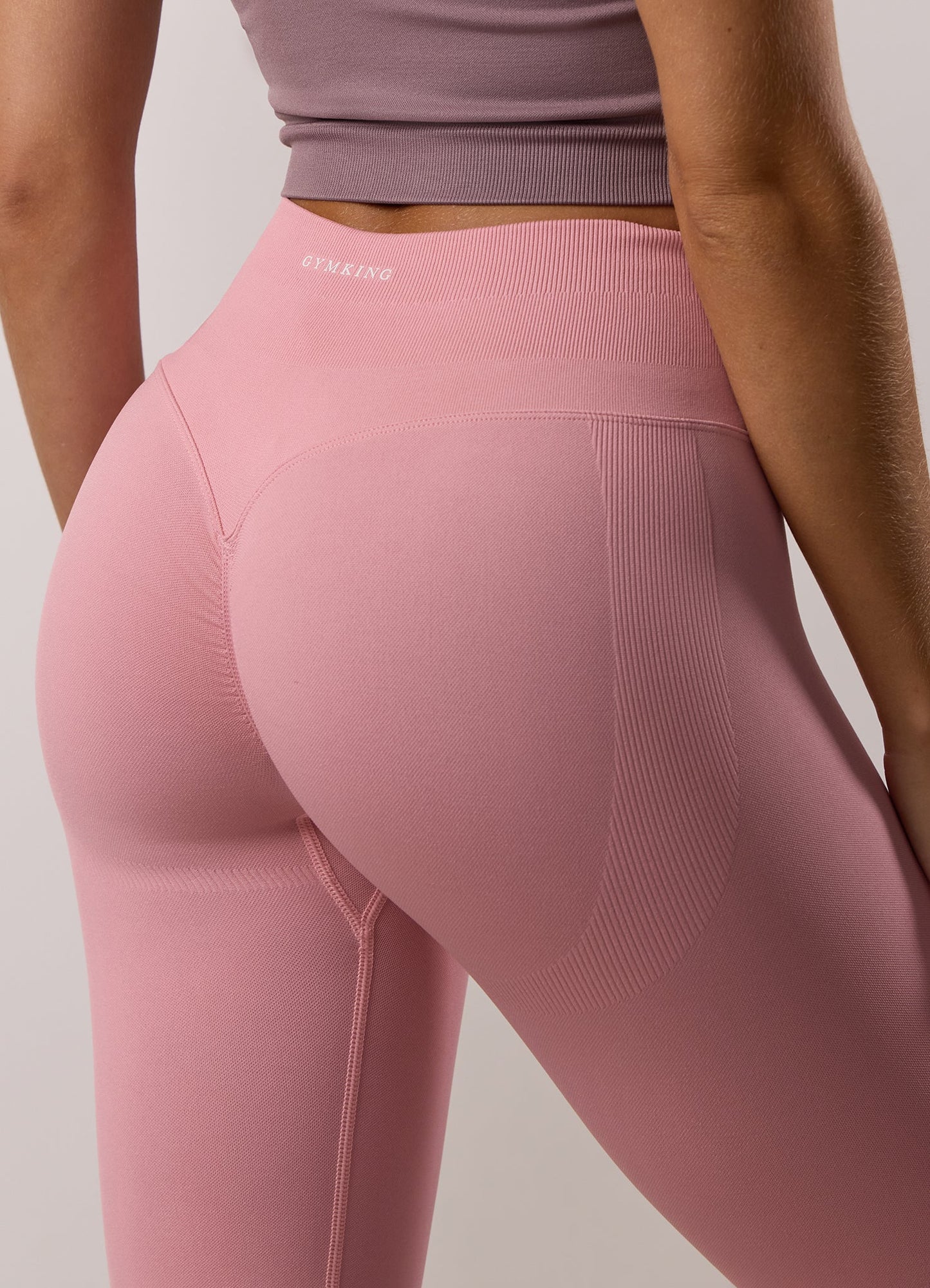 Gym King Sculpt Seamless Legging - Pink Blush