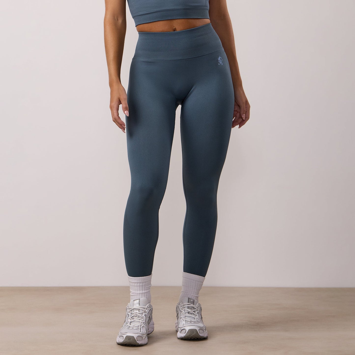 Gym King Sculpt Seamless Legging - Storm Blue